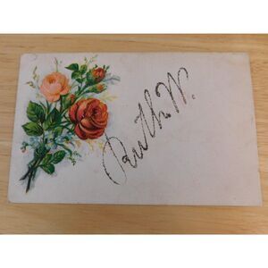 Postcard Vintage Early 1900's Carte Postale "Ruth"